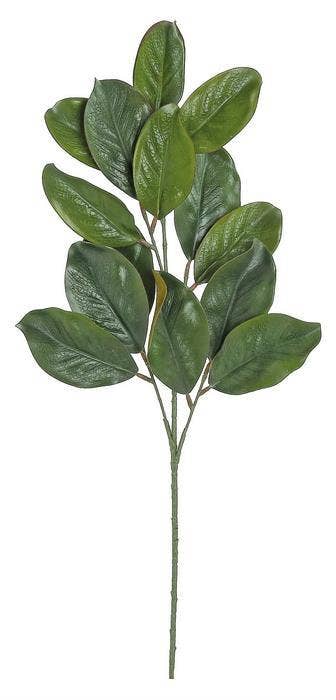 Magnolia Leaf Spray, 32.5", Green
