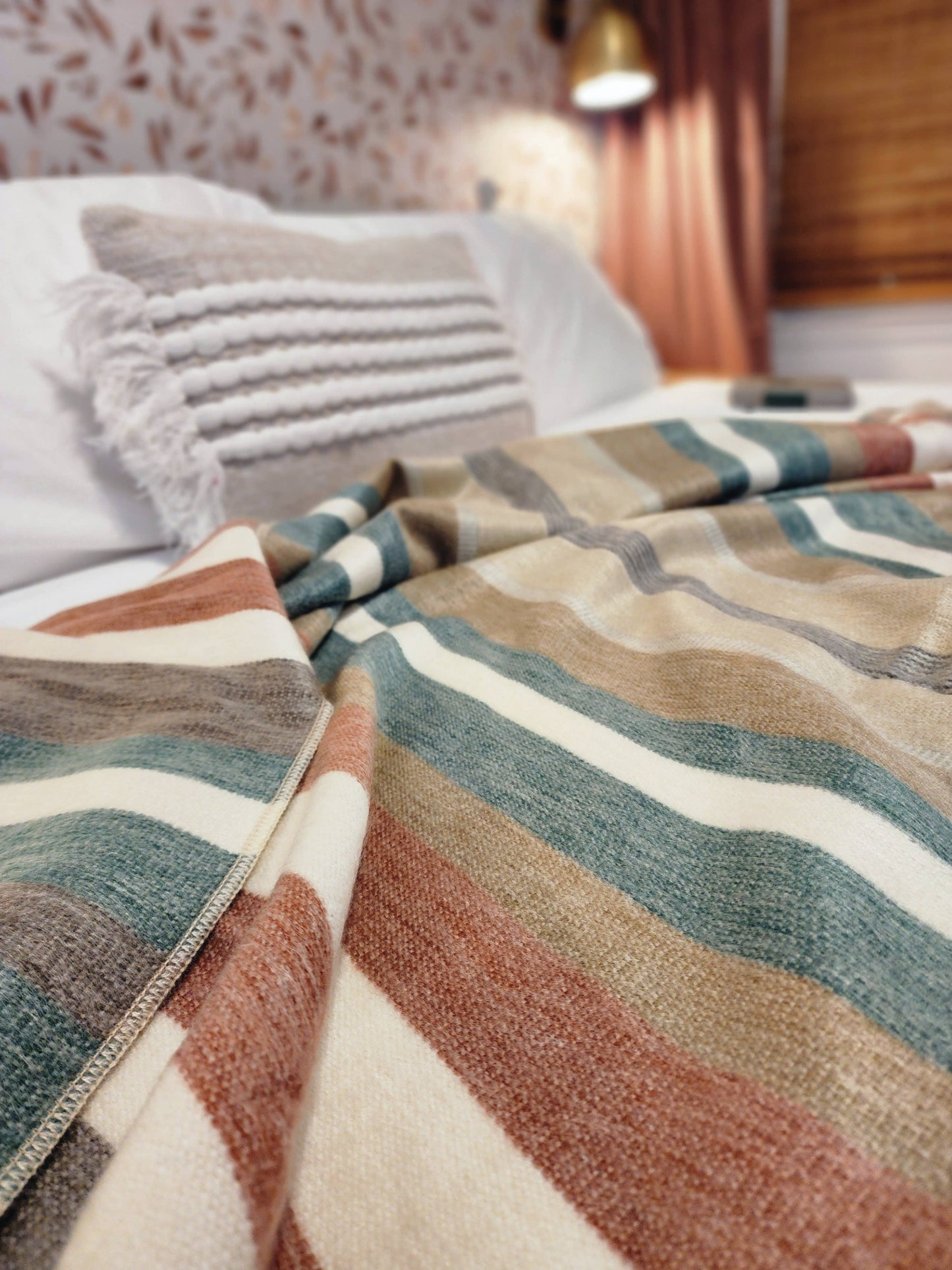 Alpaca Wool Throw Blanket