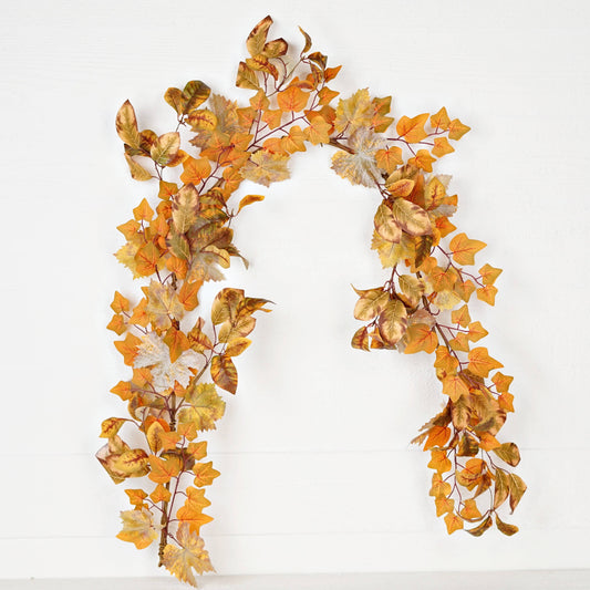 5ft Autumn Leaves Garland