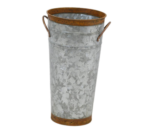 18" Two Tone French Flower Bucket