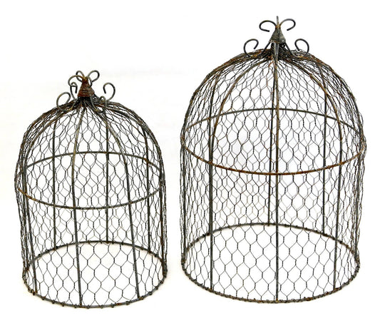 Handmade Zinc Chicken Wire Garden Dome
