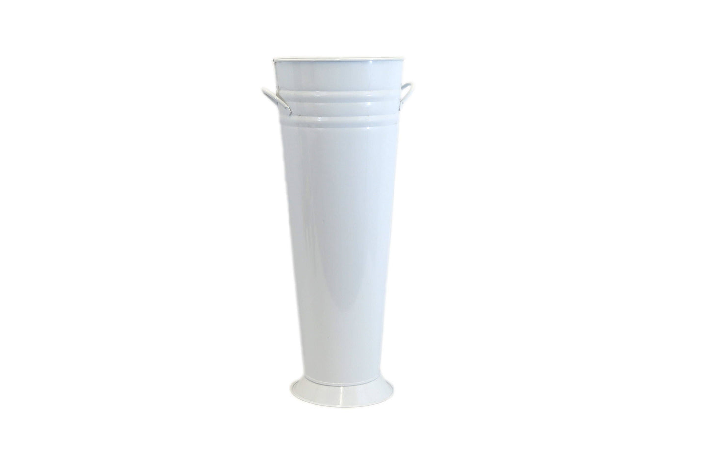 14" French Bucket with Flared Base: Aqua