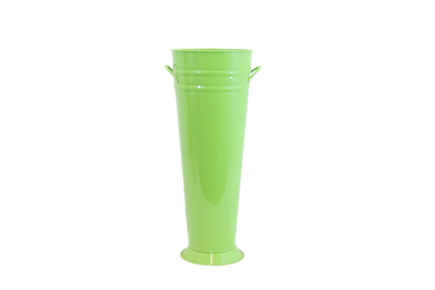 14" French Bucket with Flared Base: Aqua