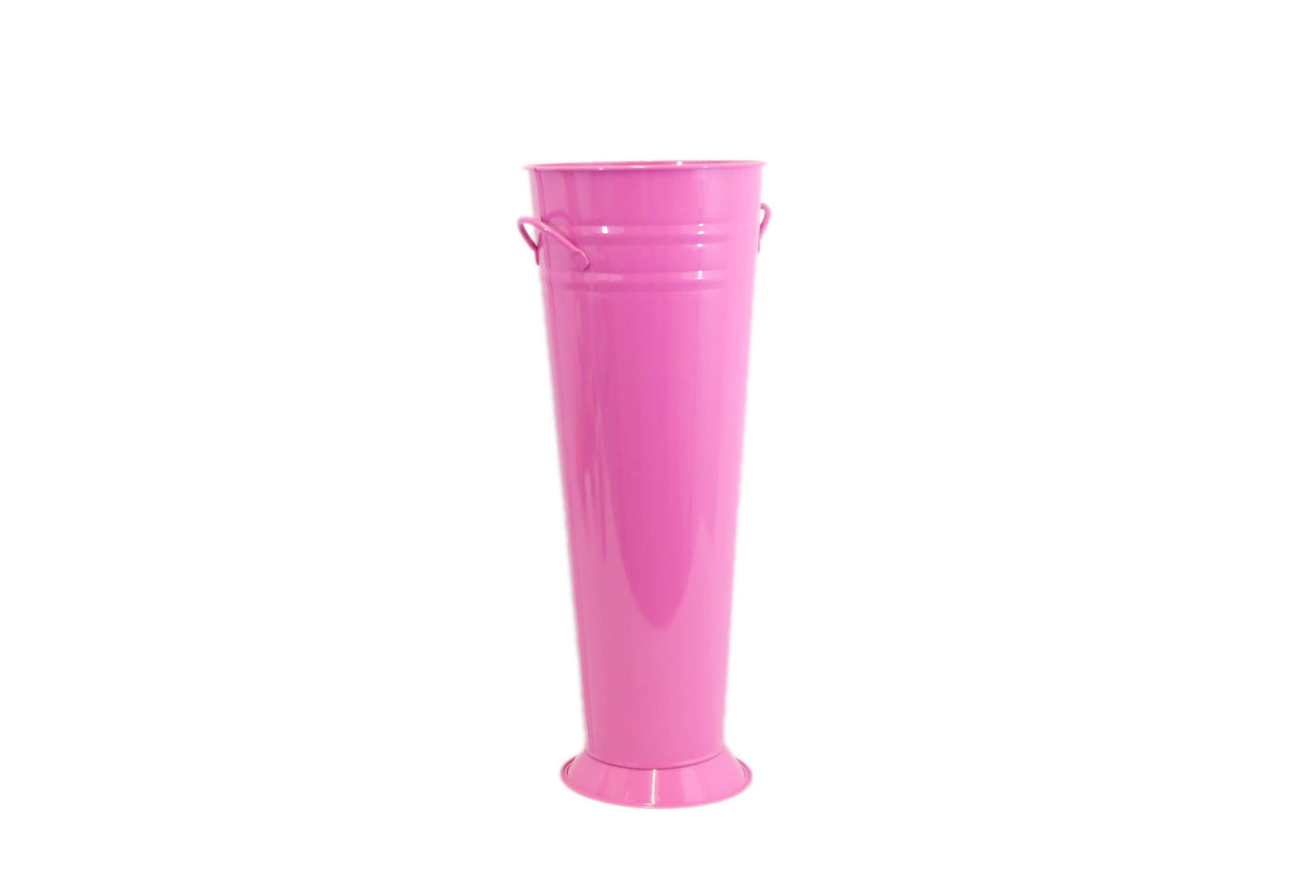 14" French Bucket with Flared Base: Aqua
