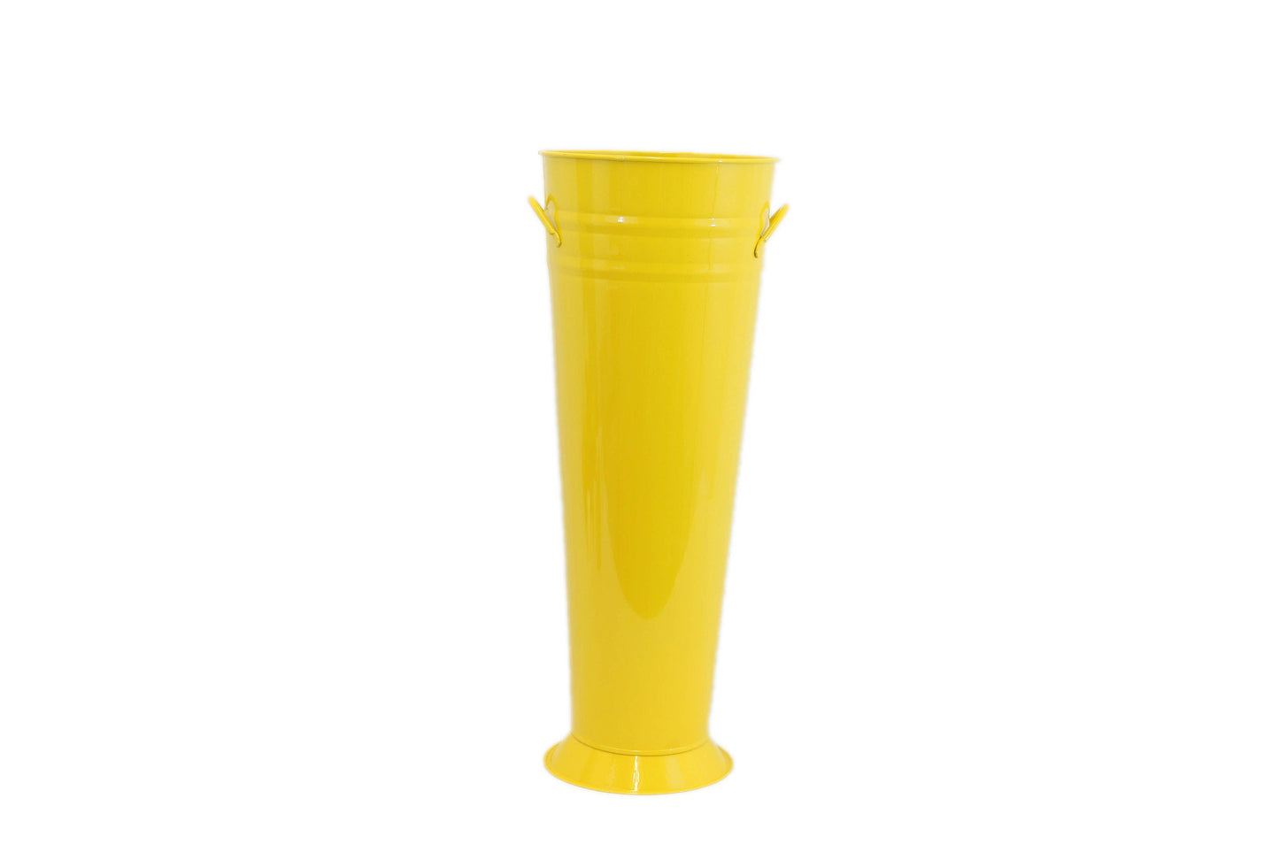 14" French Bucket with Flared Base: Aqua