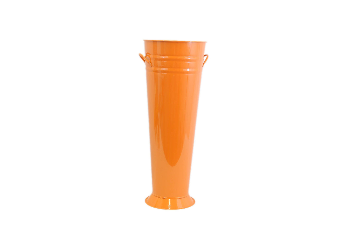 14" French Bucket with Flared Base: Aqua