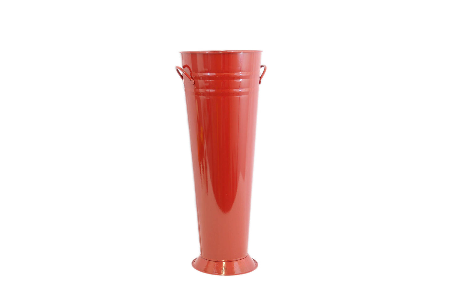 14" French Bucket with Flared Base: Aqua