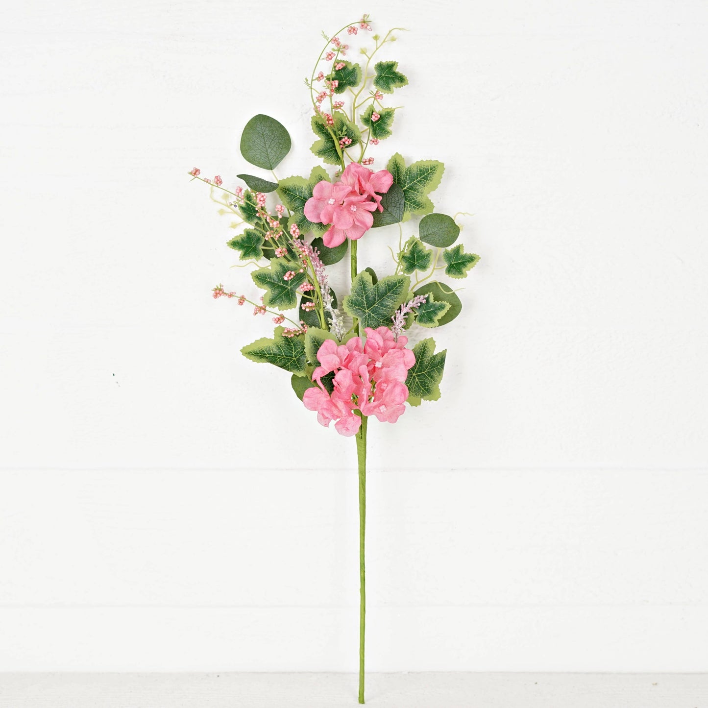 24in Pink Hydrangea Garden Spray