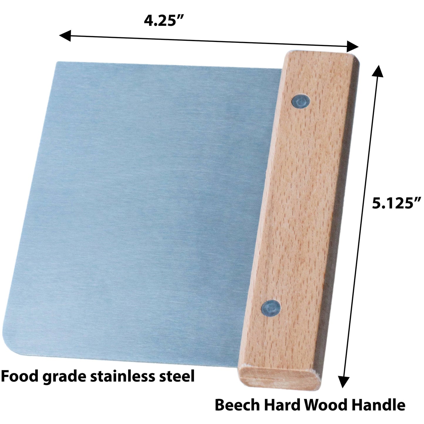 Stainless Steel Dough Scraper