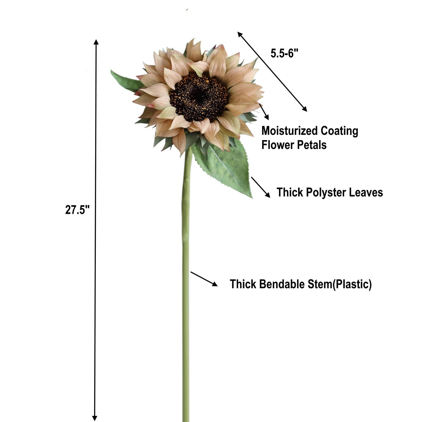 27.5" Lux Touch Sunflower