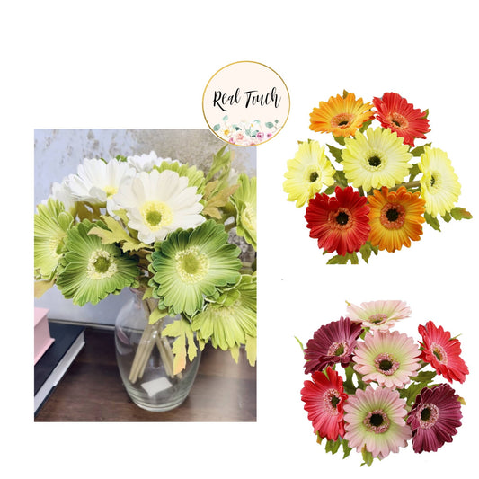 Real Touch Daisy, 7 stems : Spring Pinks