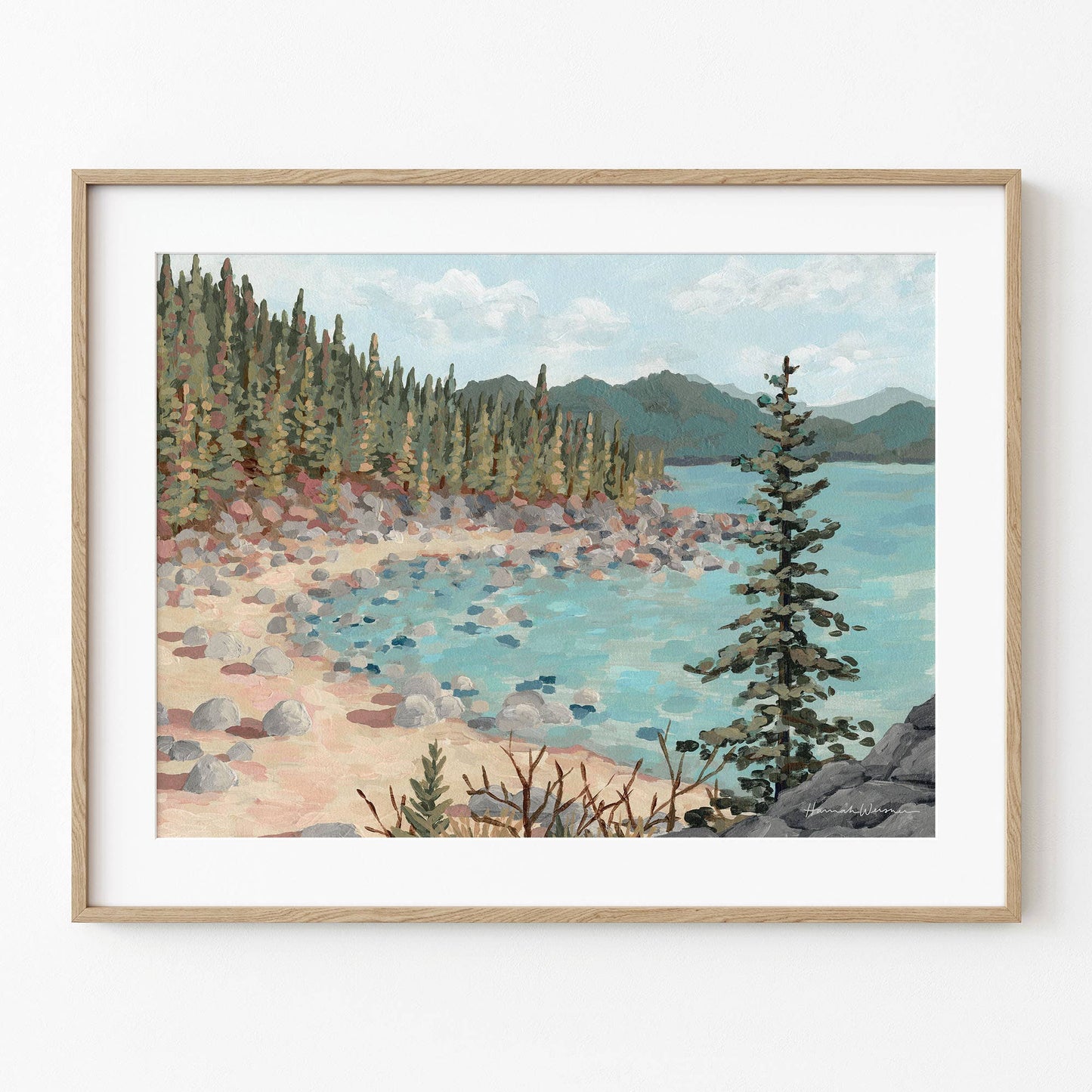 "Secret Cove" Print Only 11x14