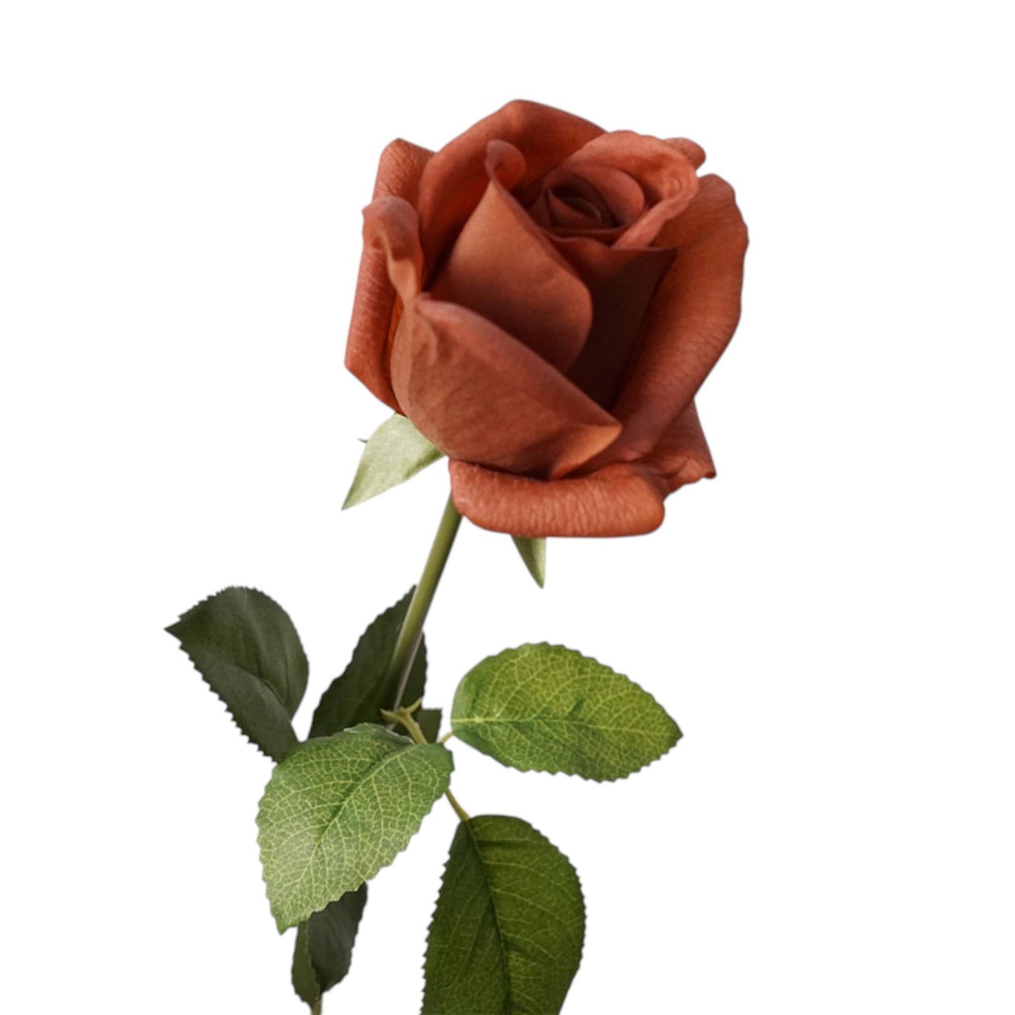 Real Touch Single Rose - Fall