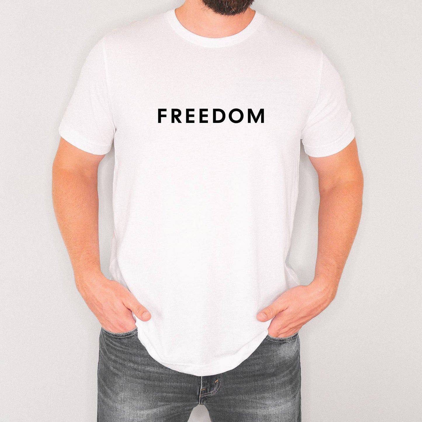 Charlie Kirk Freedom T-shirt - White