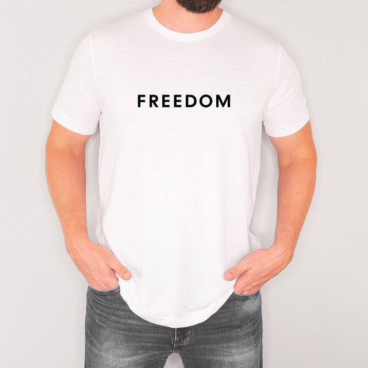 Charlie Kirk Freedom T-shirt - White