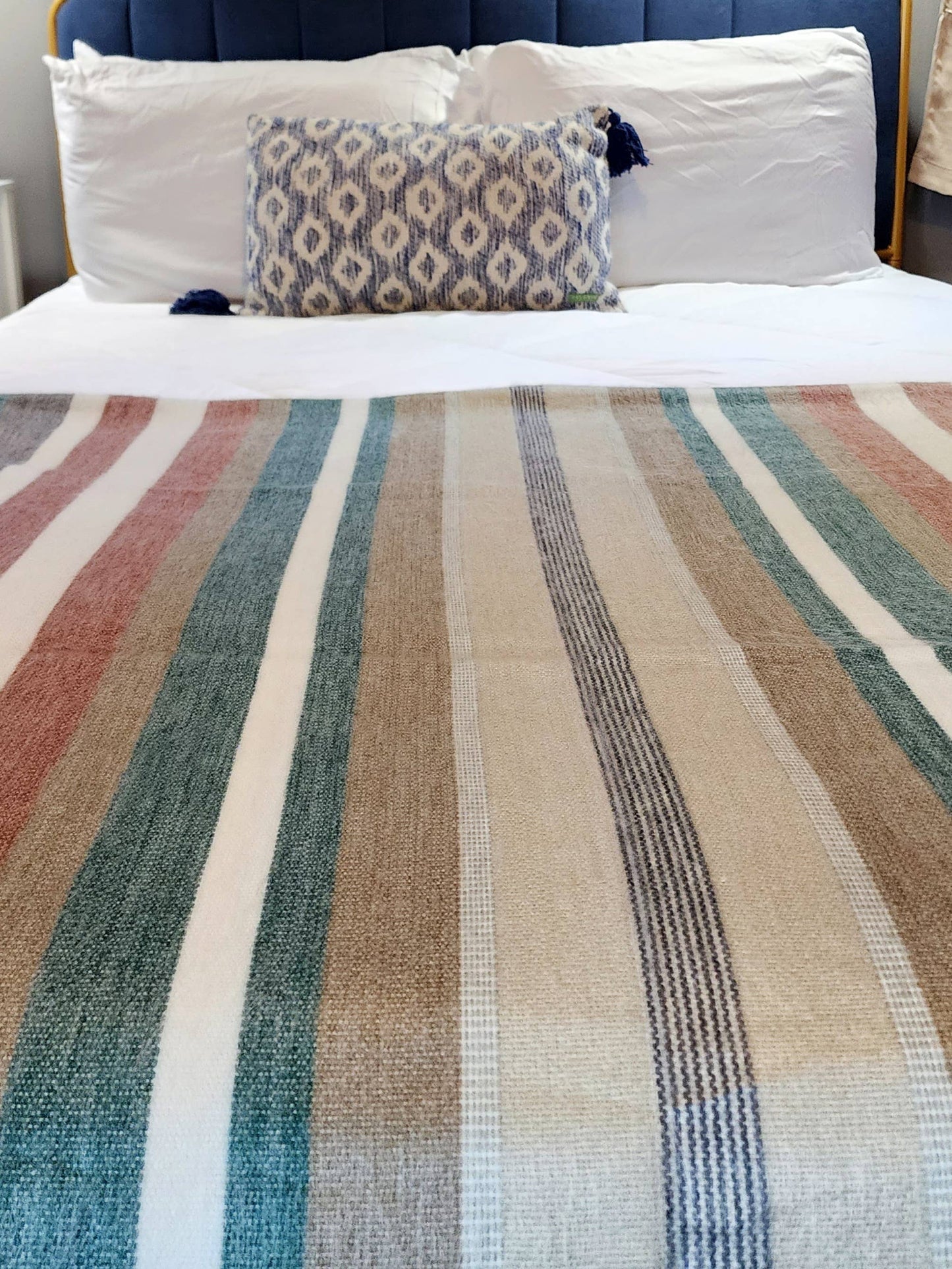 Alpaca Wool Throw Blanket