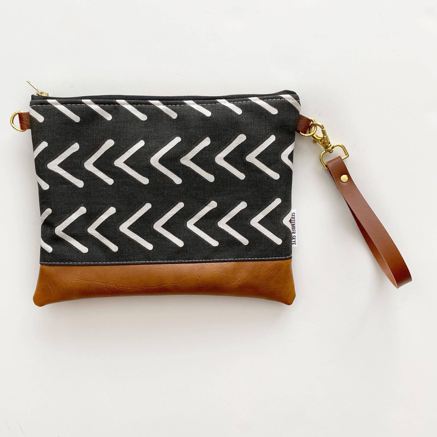 Small Crossbody Bag: RP Black Botanical Floral