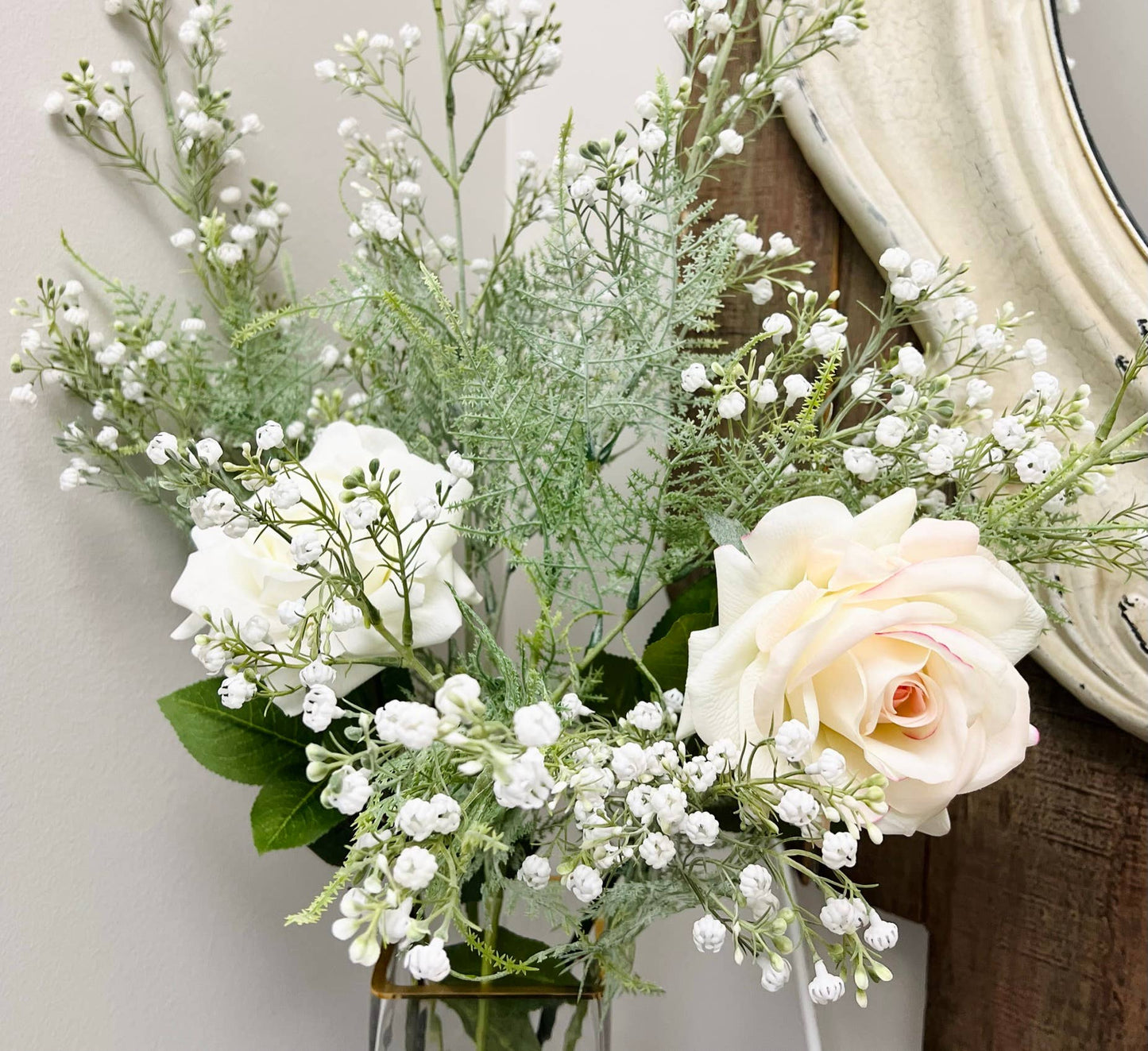 31" Frosted Soft touch Baby's Breath Spray