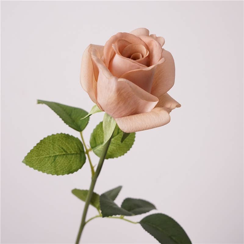 Real Touch Single Rose - Fall
