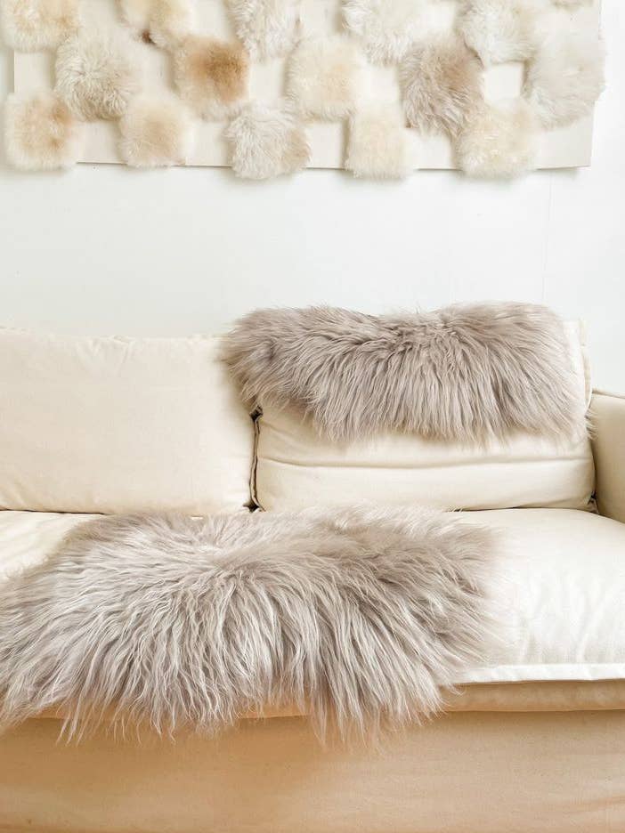Asher Icelandic Sheepskin: Large