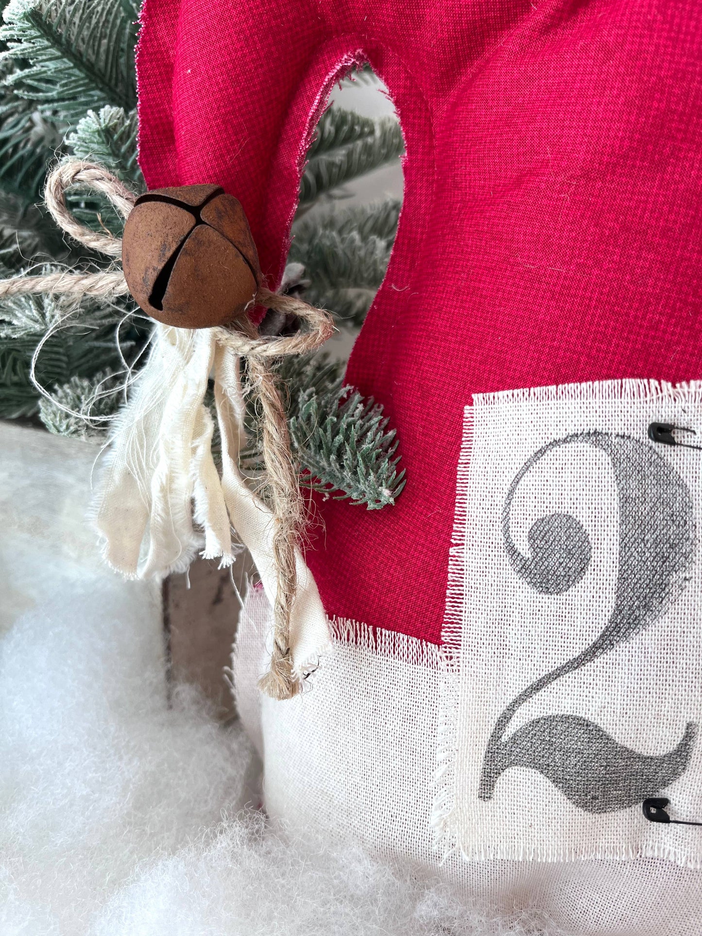 Large Primitive Santa Hat