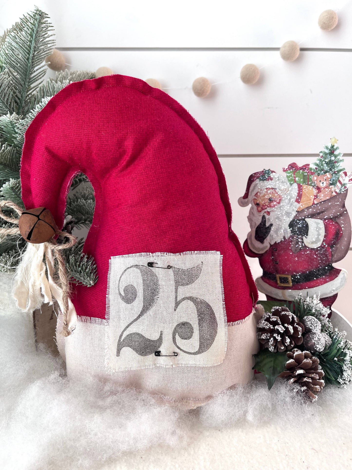 Large Primitive Santa Hat
