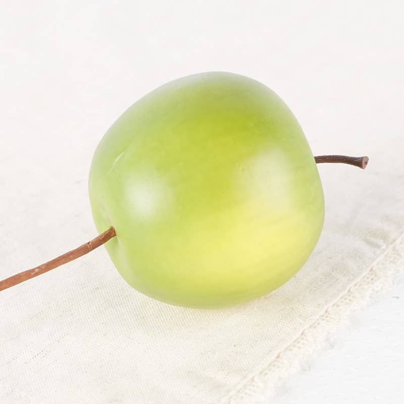 Artificial Green Apple on Pick