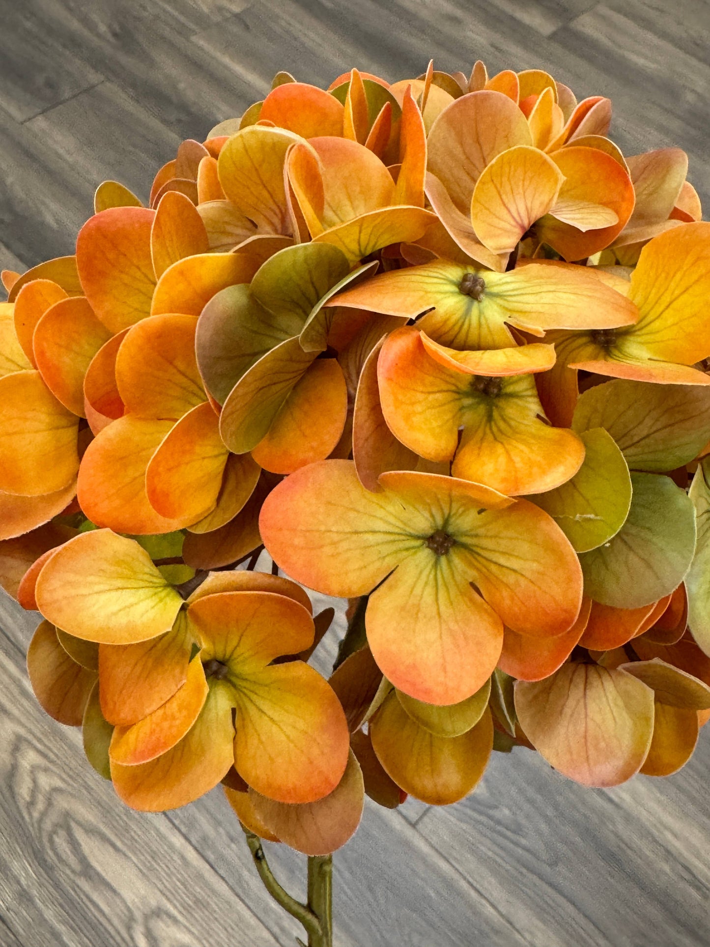 22" Soft Touch Hydrangea Stem – Fall