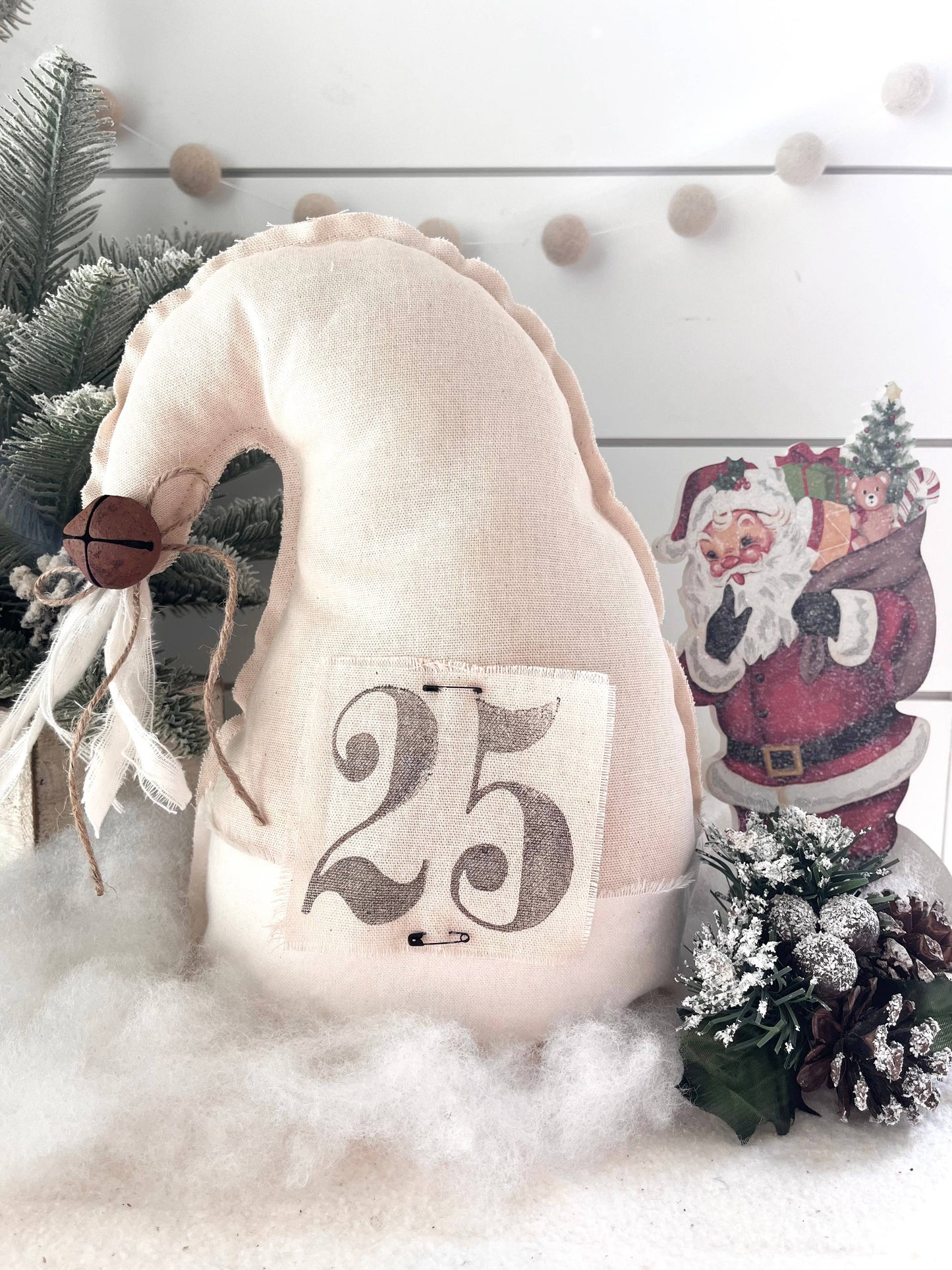 Large Primitive Santa Hat