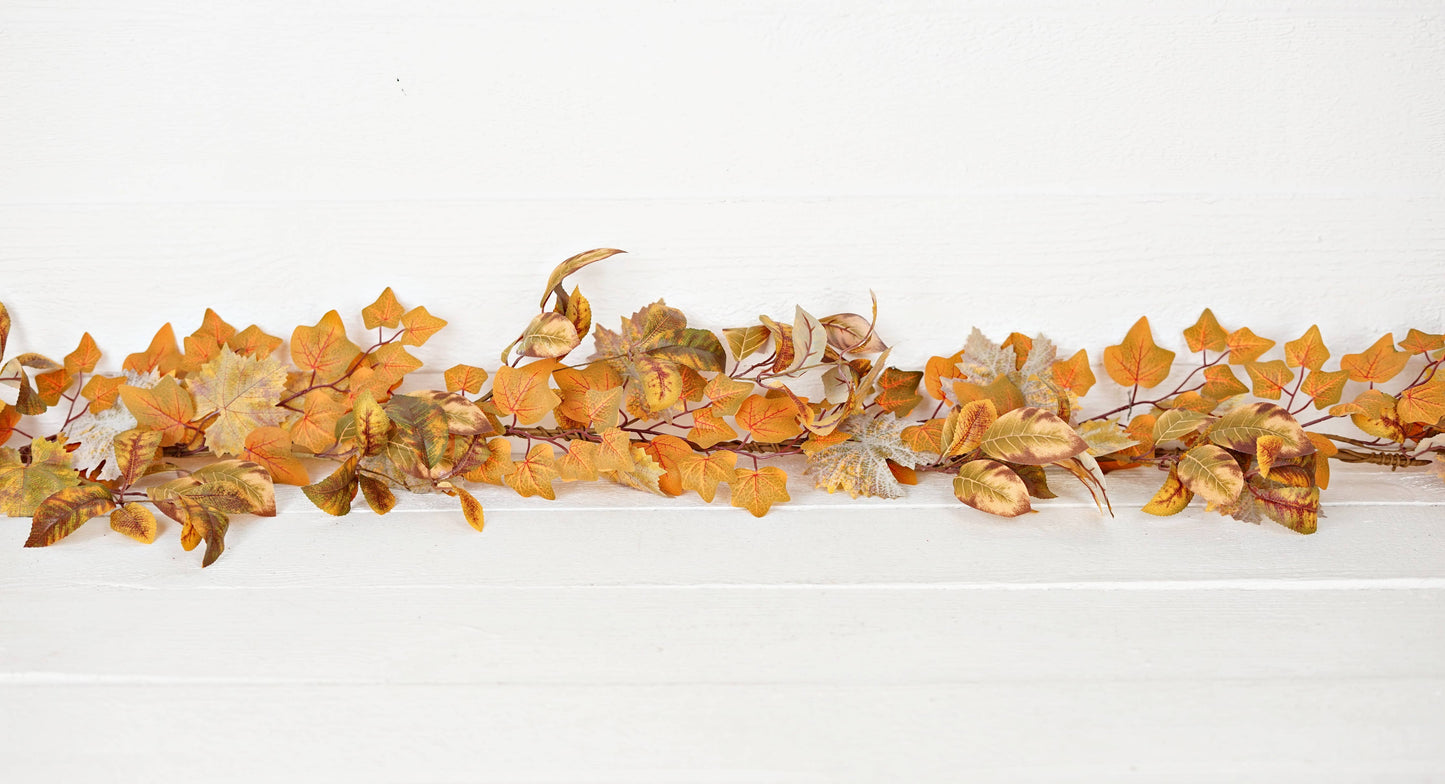 5ft Autumn Leaves Garland