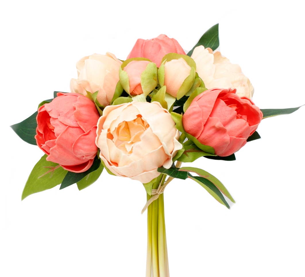 Real Touch Peonies: Begonia Pink