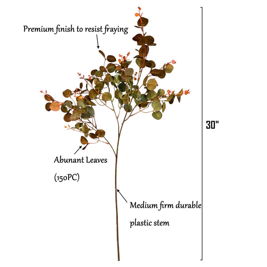 30" Fall Tone Eucalyptus Spray
