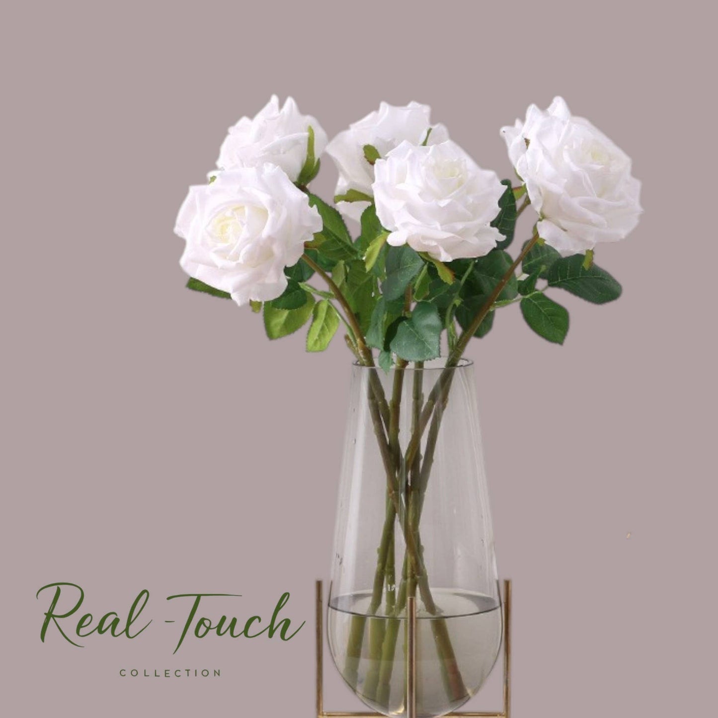 17" Real Touch Garden Rose