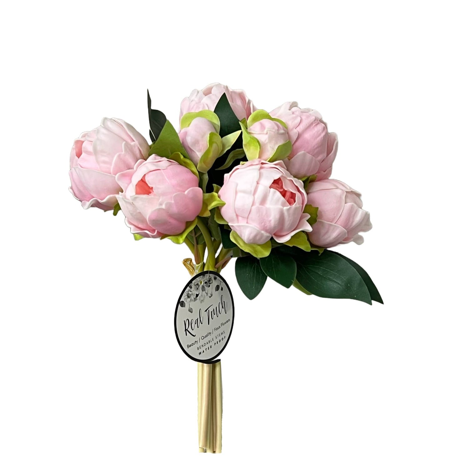 Real Touch Peonies: Begonia Pink