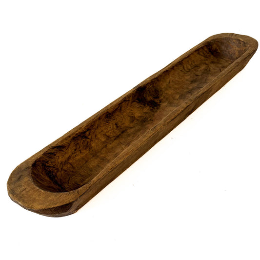 Medium Wood Bread Bowl (28- 30"L)