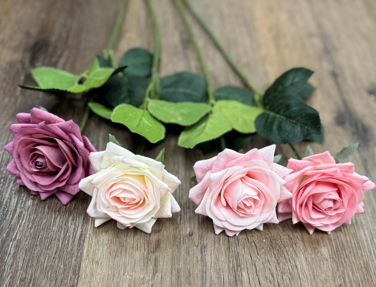 Real Touch Single Rose Stem