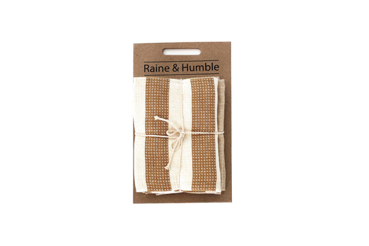 Striped Tea Towel set of 2 Yellow