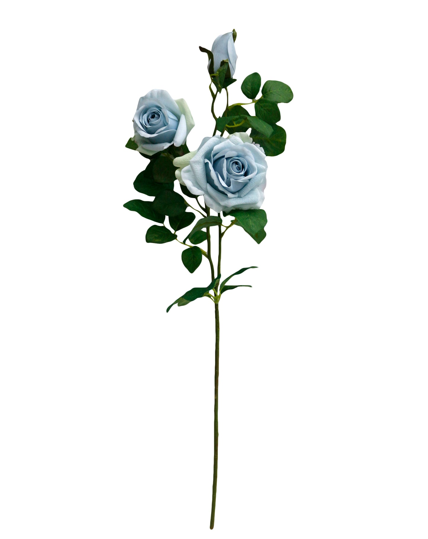27" Real Touch Roses & Bud - Mocha