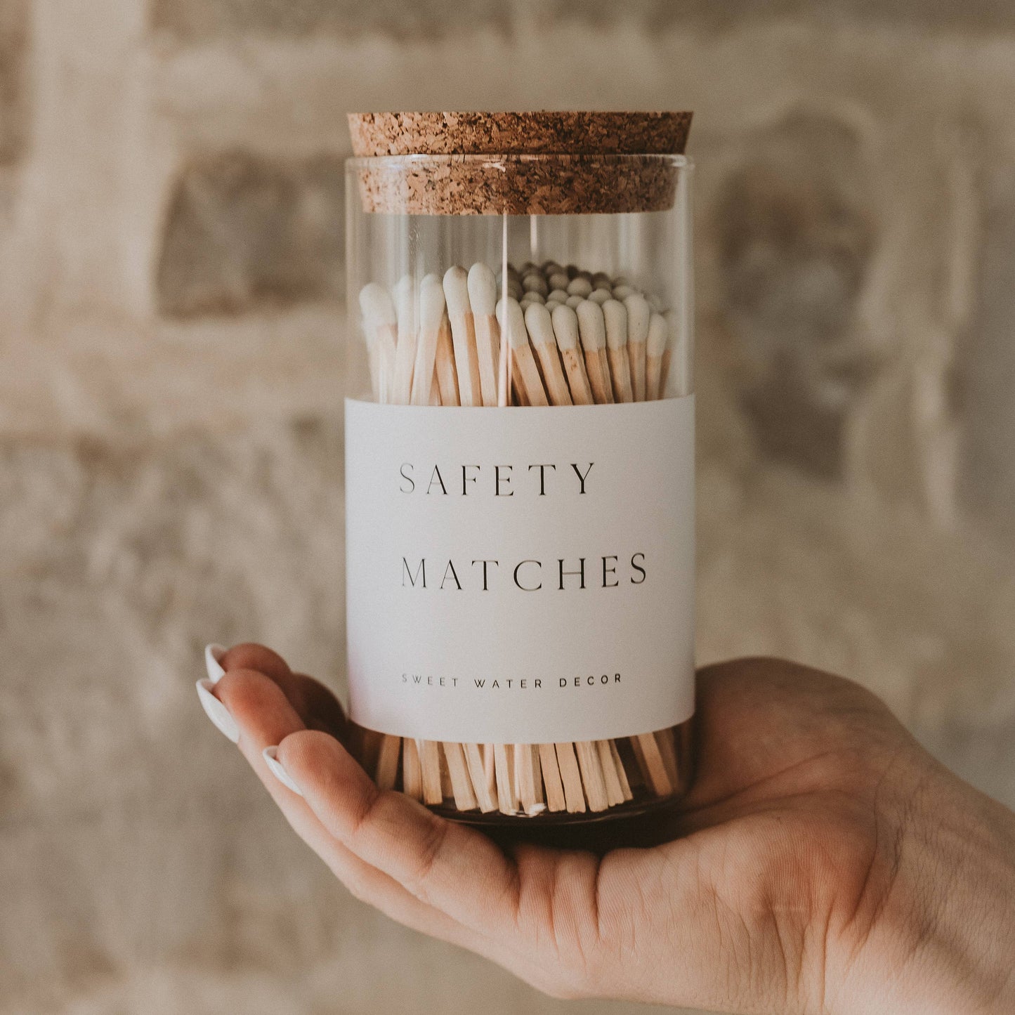 Medium Hearth Matches, White Tip