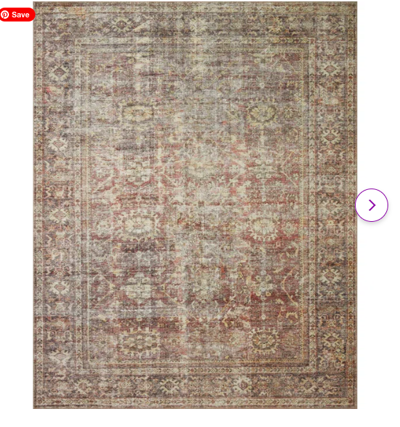 Oriental Bordeaux Area Rug