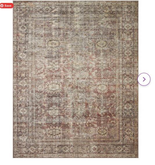 Oriental Bordeaux Area Rug