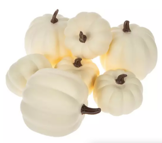 White mini pumpkin