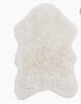 Faux Fur Rug - Ivory