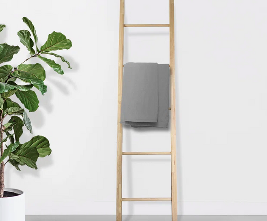 Natural Wood Blanket Ladder 6.7'