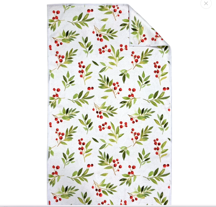 Waffle Knit Double Sided Tea Towel
