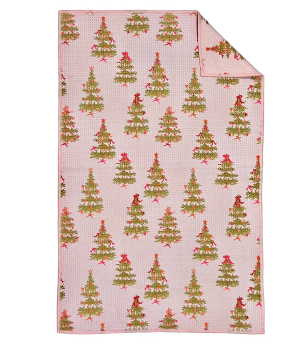 Waffle Knit Double Sided Tea Towel