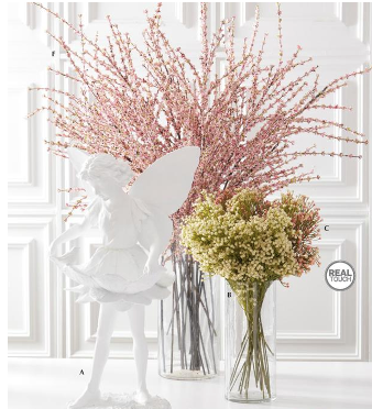 25" Baby's Breath Spray - Cream