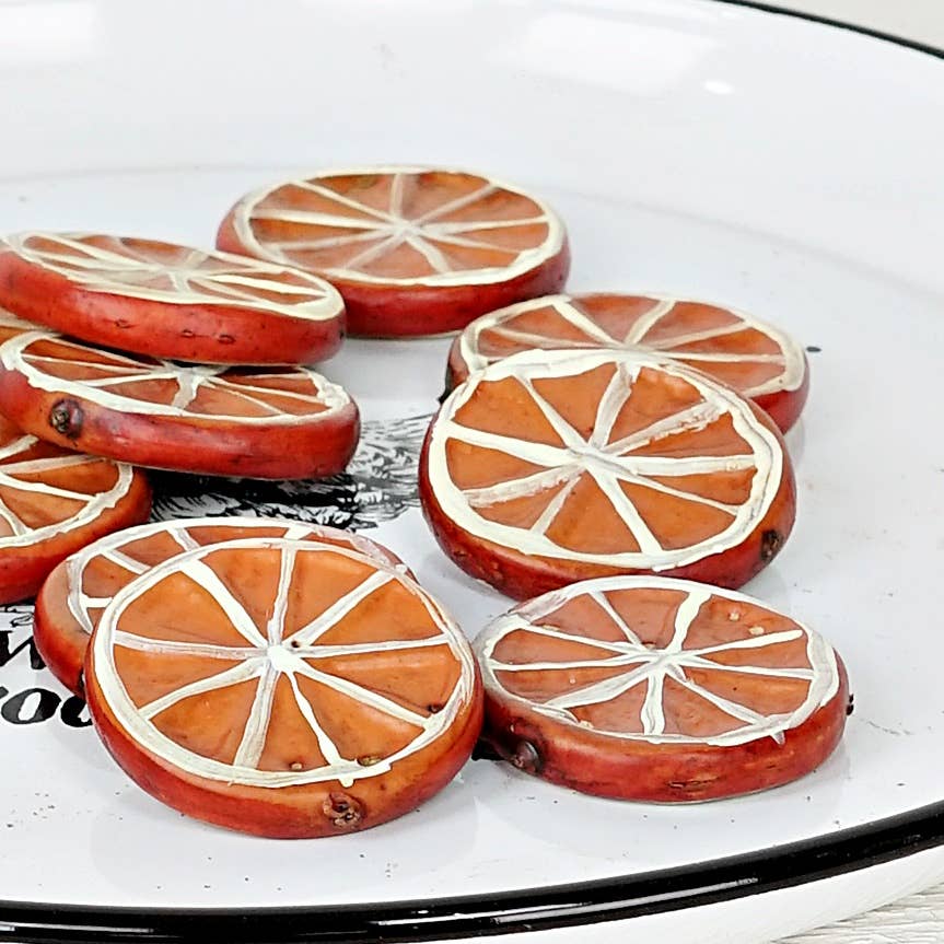 Faux Orange Slices Bag/12