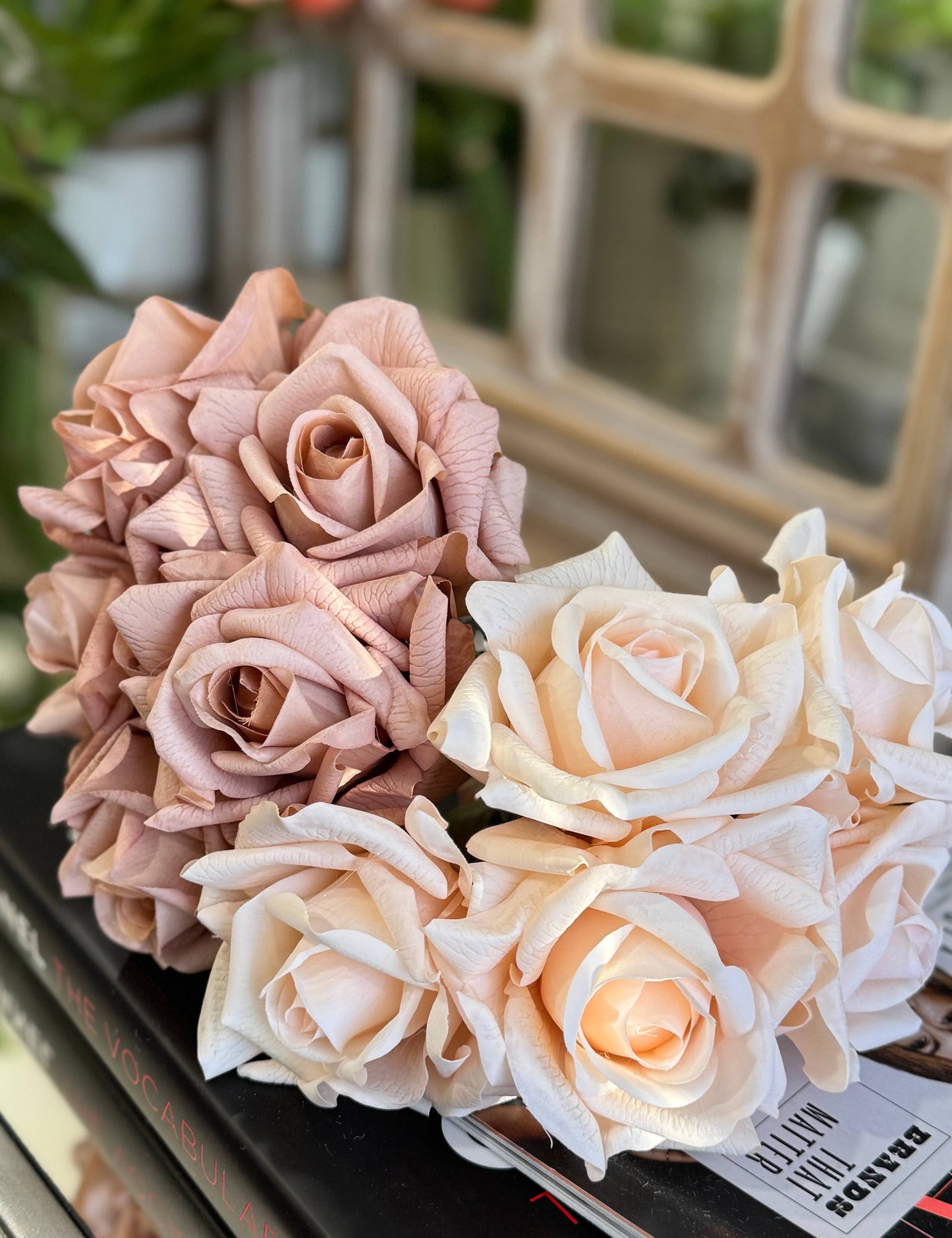 Real Touch Rose Bouquet