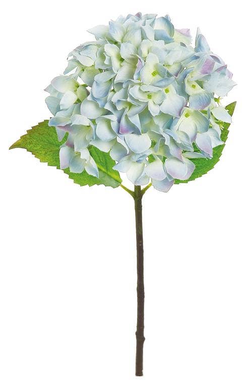 Garden Hydrangea, 18", Blue, Real Touch